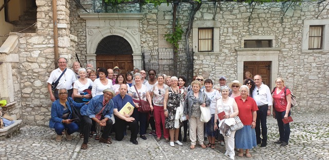 pelerinage 2019 groupe monastere cascia